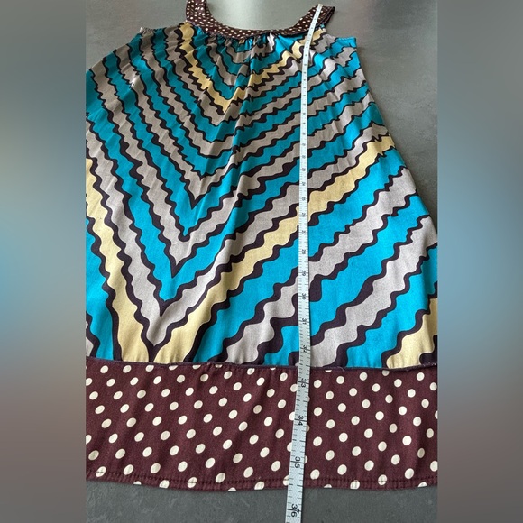 VERTIGO PARIS SLEEVELESS SLIPP ON SILKY 
SHORT DRESS Multicolor Size S - Picture 11 of 12